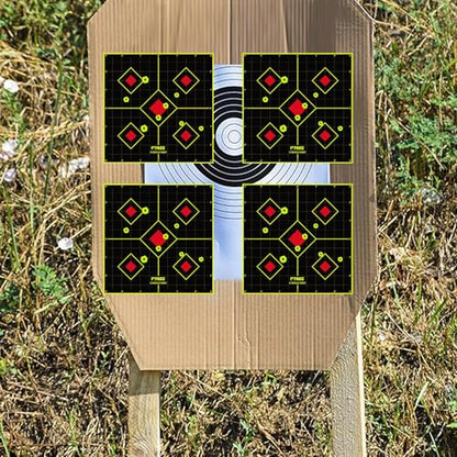 Bull's-Eye Milticolor Splatter Targets Practice Shooting for Indoor and Outdoor Use