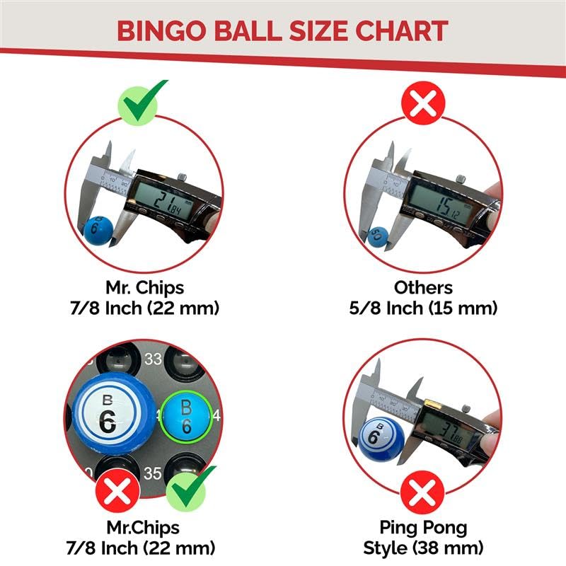 MR CHIPS Professional 11" Steel Bingo Cage Only – Fits 7/8" Bingo Balls (Not for 3/4" Balls or 38mm Ping Pong Balls) – Luxury Gold - color: Luxury Gold Bingo Cage Only