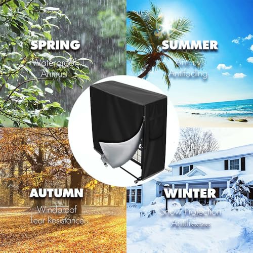 Arcade Basketball Game Cover Waterproof Home Dual Shot Electronic Basketball Arcade Hoop Game Covers for Indoor Outdoor 51x25x80.5in Black