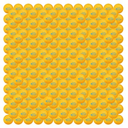 KEVENZ 72-Pack 3-Star 40+ Table Tennis Ball, Buy 60 Pcs Orange Training Ping Pong Balls, Get 12 Pcs Orang Match Balls - color: Orange, 1500-Pack