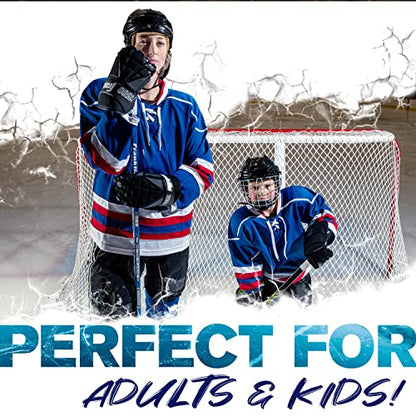 Franklin Sports Synthetic Ice Hockey Shooting Pad - Fake Ice Dryland Tiles for Shot Training Stick Handling Skills Practice - Hockey Training Equipment - 4' x 3' Feet