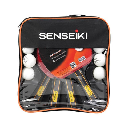 Ping Pong Paddles - High-Performance Set with Premium Table Tennis Rackets, 3-Star Ping Pong Balls, Compact Storage Case | Table Tennis Set - style: 4 racket + 8ball