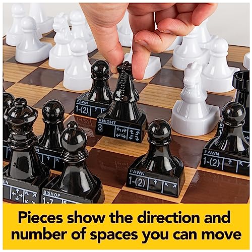 Spin Master Games, Cardinal Classics Chess Teacher, Learn to Play Strategy Board Games for Beginners, Chess Sets for Adults, 2 Players, for Ages 8 & Up - size: 1, style: Chess Teacher