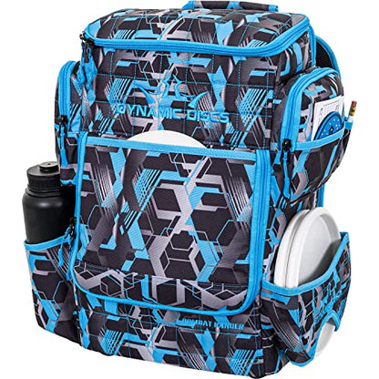 Dynamic Discs Combat Ranger Disc Golf Backpack | Large Bag w/Putter Pouch | 20+ Discs Capacity | Disc Golf Accessories - color: Hex