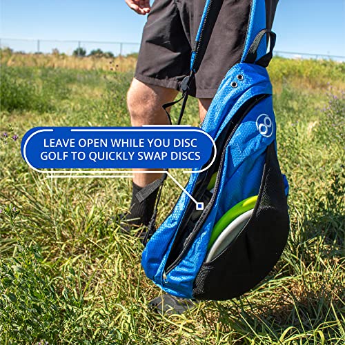 Disc Golf Backpack Slinger Bag | 6-12 Discs | Multiple Colors - color: Pink