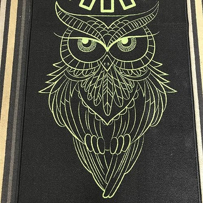 Rubber Dart Mat - Professional Dart Floor Carpet, 116 X 27.5in 3 Distance with Throwing Lines, Non-Slip Design for Home Pub Club