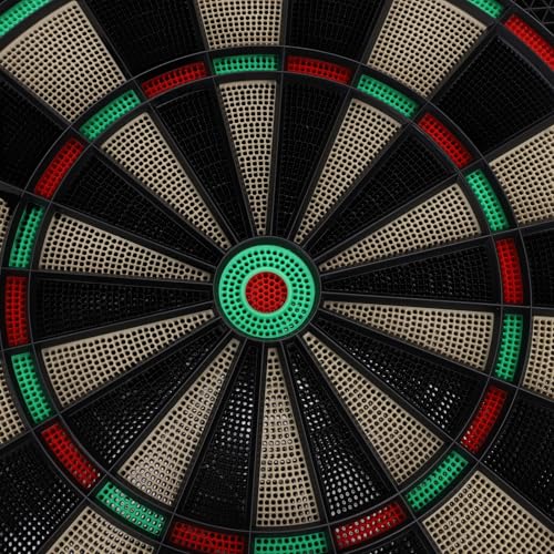 Fdit Electronic Dart Board, Hanging Dartboard Set with Automatic Scoring System for Soft Tip Darts Players Indoor Family Fun