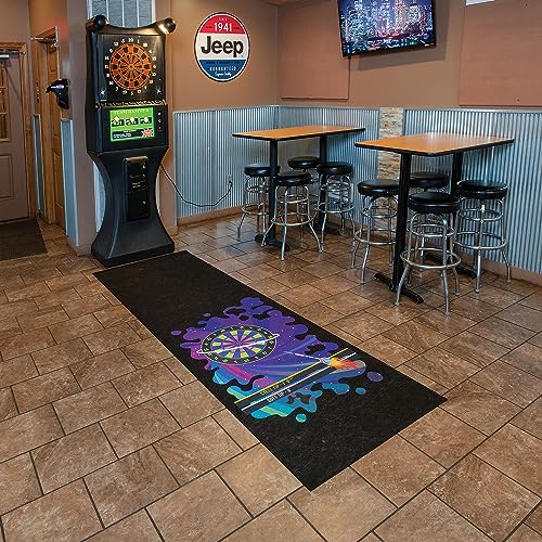 Pig Home Solutions Color Burst Design Self-Sticking Dart Mat - style: Cosmic