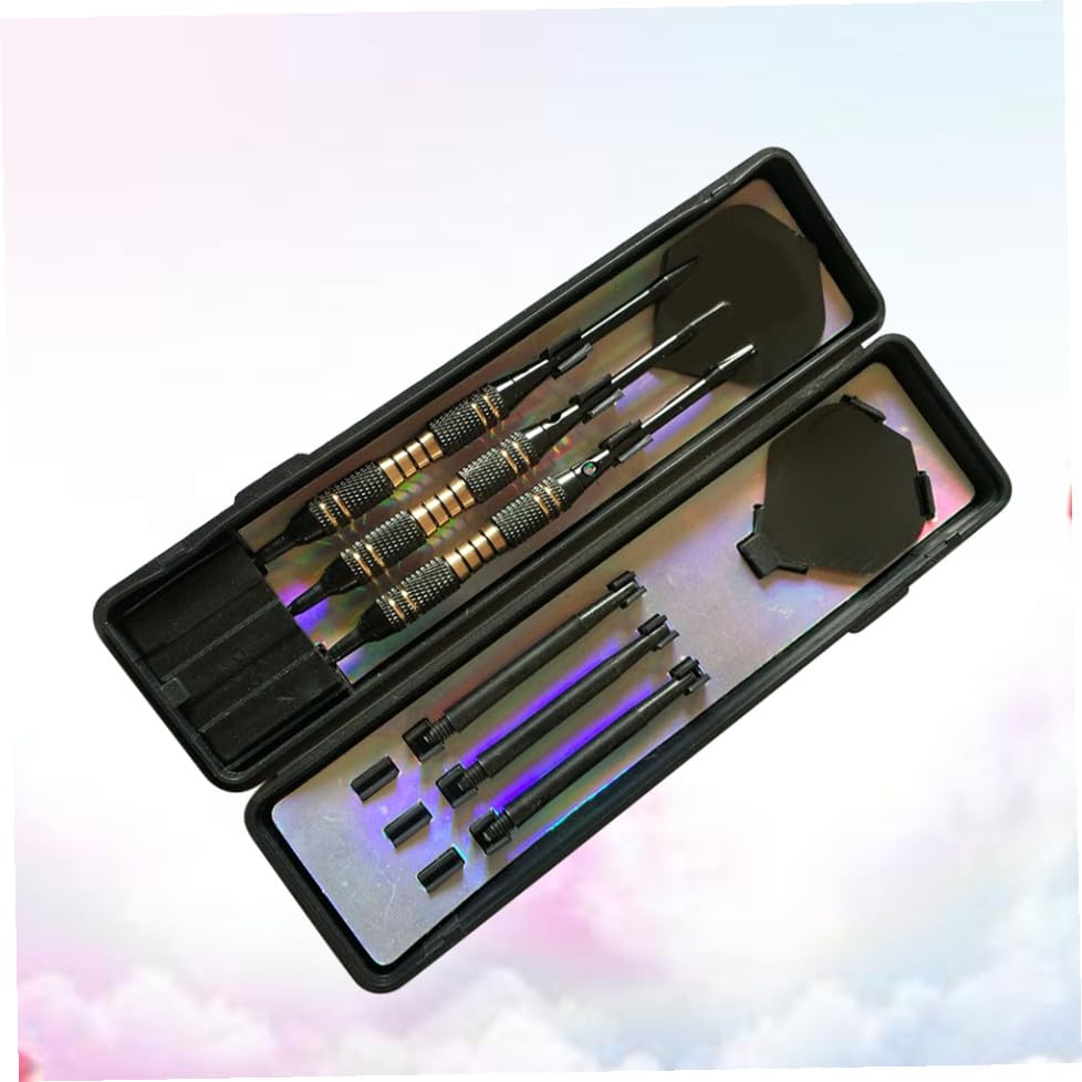 VANZACK 1set Professional Copper Dart Kit Needle Tipped and Flights Construction for Indoor and Outdoor Games for Amateurs and Beginners
