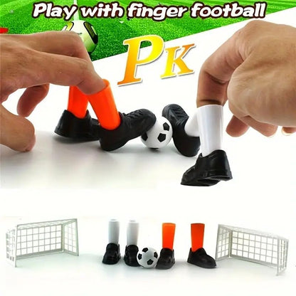 Finger Soccer Game Set with 2 Goals, Mini Table Football Game for Fans Club Sports Bar and Home Party