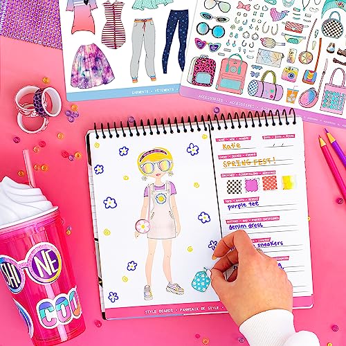 Fashion Angels Designer Kit for Girls, Fashion Activity Sticker Book with 700+ Stickers, Road Trip Essentials, Ideal for Kids Ages 6+ - style: Fashion Design