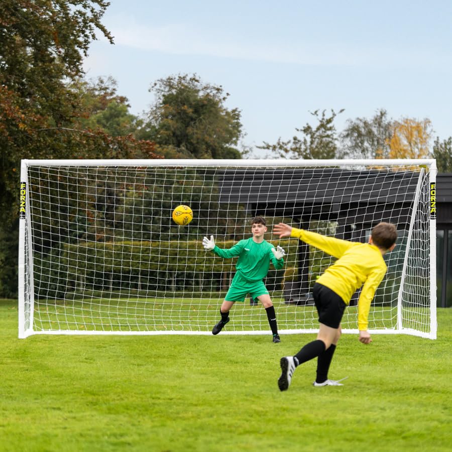FORZA Match Soccer Goal [7 Sizes] | The World’s #1 Junior Goals! | 100% UK-Made, 2 Min Setup, Unbreakable Goalpost + Target Bundle - Buy FORZA, Play Forever! - size: 16ft x 7ft, style: Goal + Target Sheet