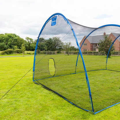 FORZA Pop-Up Baseball Batting Cage | Portable, Fiberglass Frame with Polyester Netting, Instant Setup for Anywhere Practice | Multiple Size Options, Includes Carry Bag - size: 80ft, style: Fully Enclosed