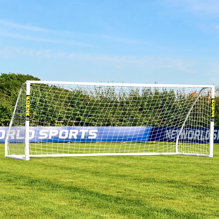 FORZA Match Soccer Goal [7 Sizes] | The World’s #1 Junior Goals! | 100% UK-Made, 2 Min Setup, Unbreakable Goalpost + Target Bundle - Buy FORZA, Play Forever! - size: 12ft x 4ft, style: Goal Only