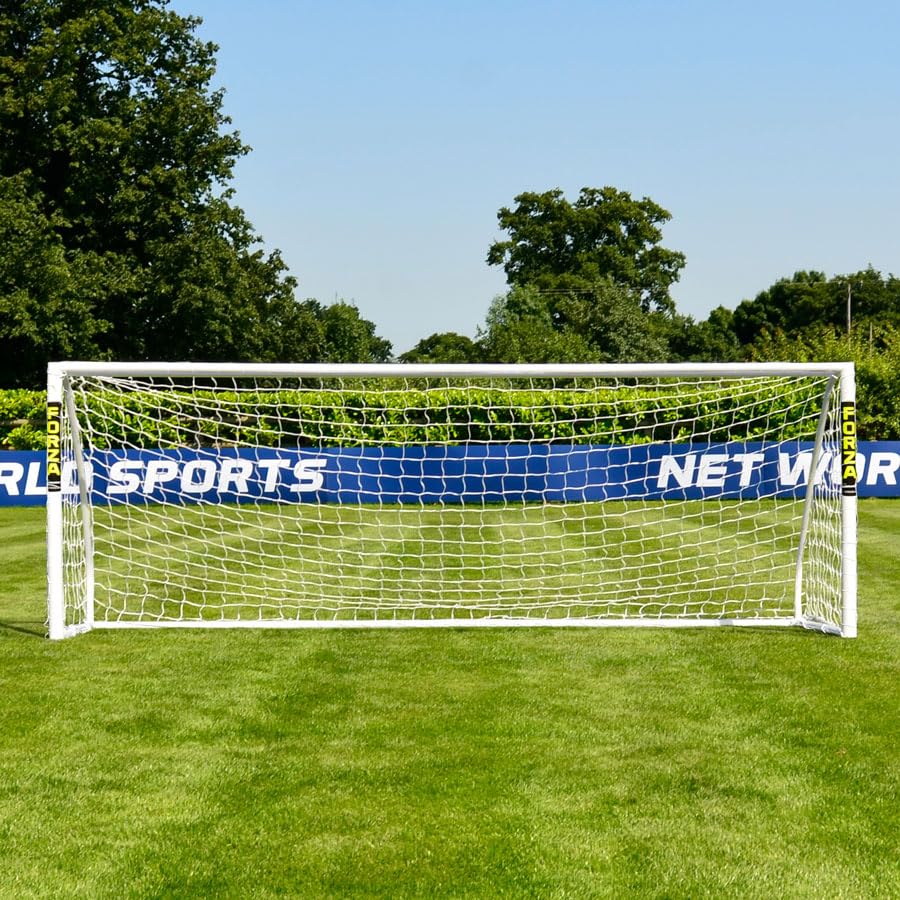 FORZA Match Soccer Goal [7 Sizes] | The World’s #1 Junior Goals! | 100% UK-Made, 2 Min Setup, Unbreakable Goalpost + Target Bundle - Buy FORZA, Play Forever! - size: 12ft x 4ft, style: Goal Only