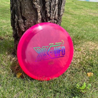 X-UFO Disc Golf Starter Set - 3 Piece Professional Disc Golf Set for Beginners, Lightweight & Portable, Putter Driver Midrange 170g-173g - color: Blue,red,purple