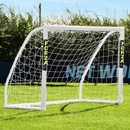 FORZA Match Soccer Goal [7 Sizes] | The World’s #1 Junior Goals! | 100% UK-Made, 2 Min Setup, Unbreakable Goalpost + Target Bundle - Buy FORZA, Play Forever! - size: 5ft x 4ft, style: Goal + Target Sheet