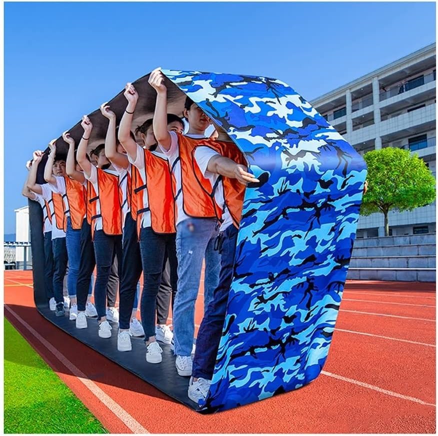 Teamwork Rolling Run Mat for Kids and Adults, Durable Oxford Fabric Race Game for Team Building, Field Day, Birthday Parties(Kids-4M) - size: Kids-4M