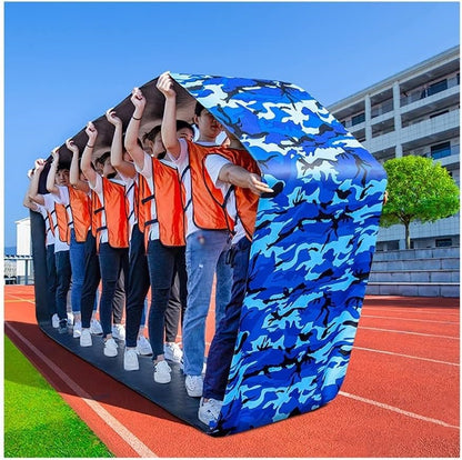 Teamwork Rolling Run Mat for Kids and Adults, Durable Oxford Fabric Race Game for Team Building, Field Day, Birthday Parties(Kids-6M) - size: Kids-6M