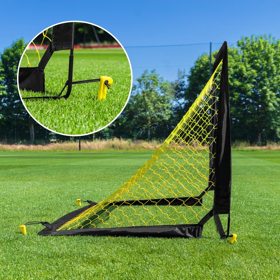 FORZA Square Pop-Up Soccer Goal [6 Sizes] | Portable Goal Posts for Kids Shooting Practice - Pop-Up in Minutes | Single or Pair of Goals - size: 4ft x 3ft, style: Pair