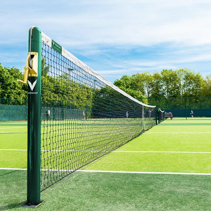VERMONT Tennis Net – Championship Quality, Heavy-Duty HDPE | 42ft Doubles or 33ft Singles | 4 Thickness Options (2mm–3.5mm) - size: 2.5mm Doubles [Standard], style: Double Loop