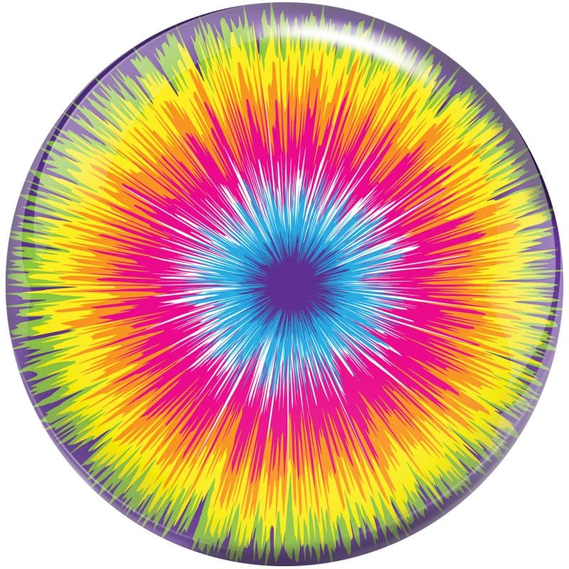 Brunswick Viz-a-Ball Bowling Ball - size: 14lbs, style: Tie-Dye Burst