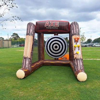 Inflatable Axe Throwing Game Inflatable Toss Target Dart Board with Blower, Axe Throwing Set Commercial Grade Rental Game Outdoor Indoor - style: Single AXE