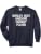 Croquet T-Shirt - Funny Awesome Croquet Player Comfort Colors Adult Sweatshirt - color: Navy, size: Small