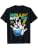 Rollin Into 7 Retro Bowling Birthday Party 7th Birthday T-Shirt - color: Black, size: Small