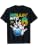 Rollin Into 8 Retro Bowling Birthday Party 8th Birthday T-Shirt - color: Black, size: Small